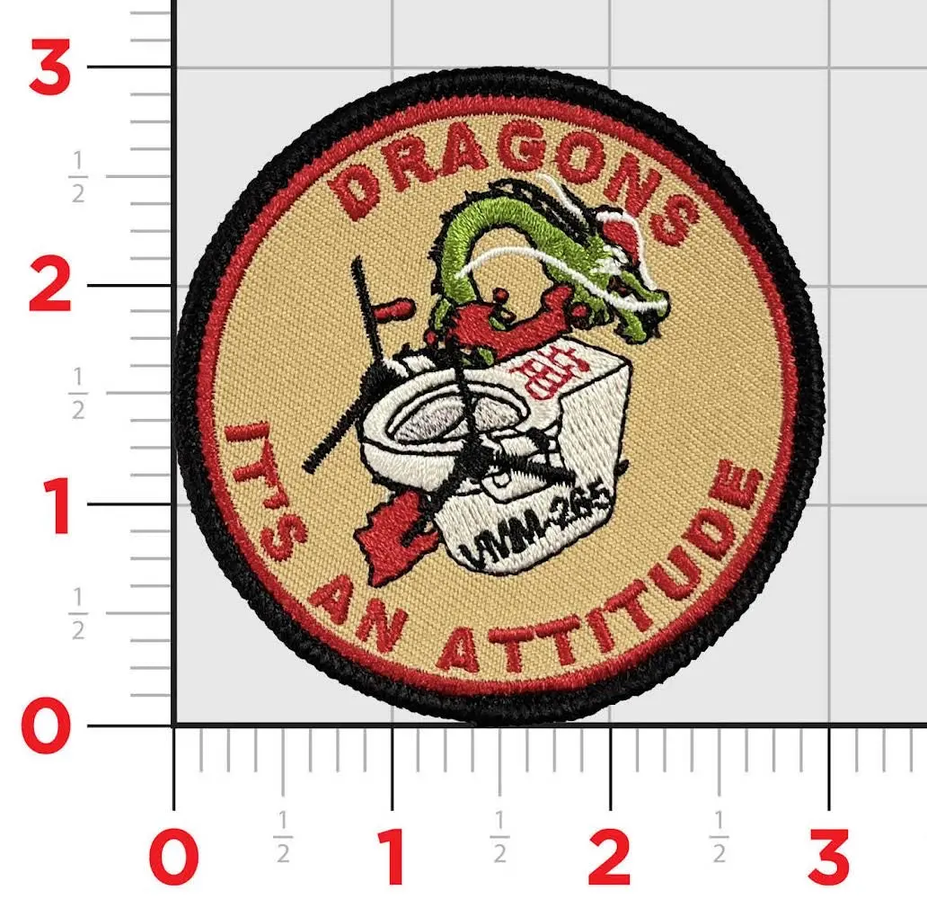Official Vmm-265 Thunder Mug Shoulder Patch 1