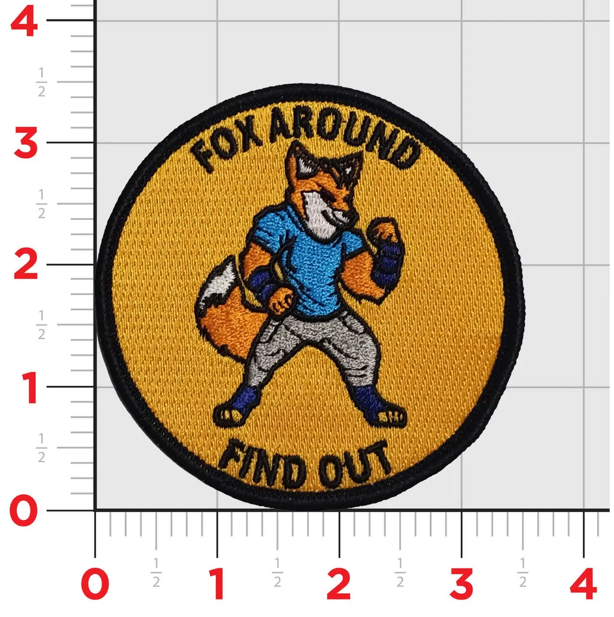 Official Hsm-74 Fox Around Find Out Shoulder Patch 1