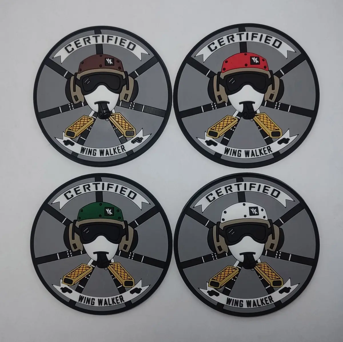 Official Hmh-466 Wingwalker Pvc Shoulder Patches 1