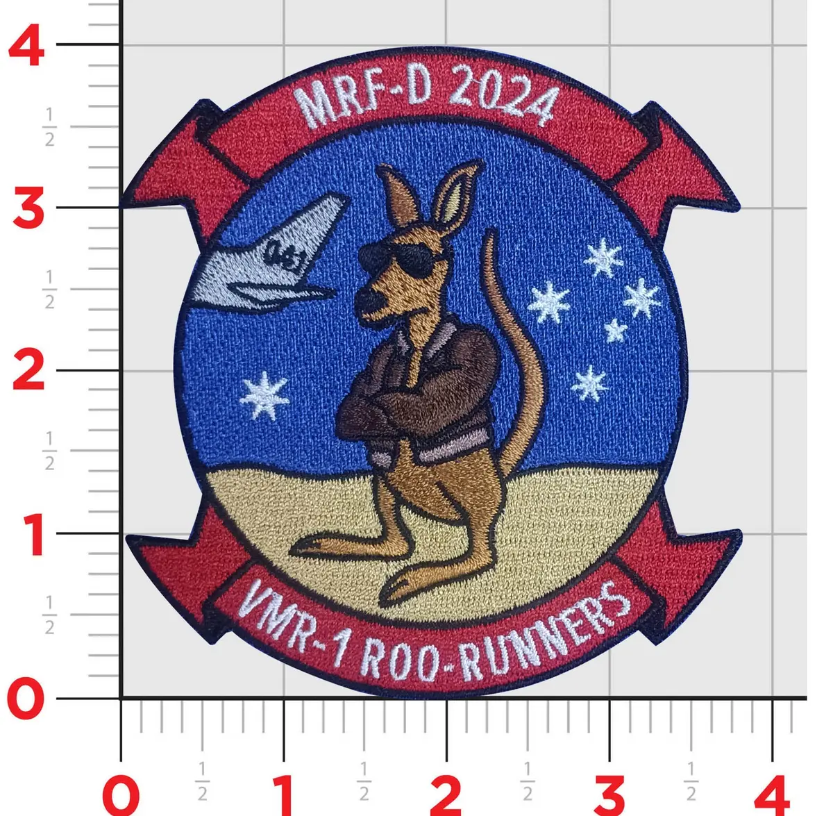 Official Vmr-1 Roadrunners Mrf-D 2024  Roo Runners Patch 1