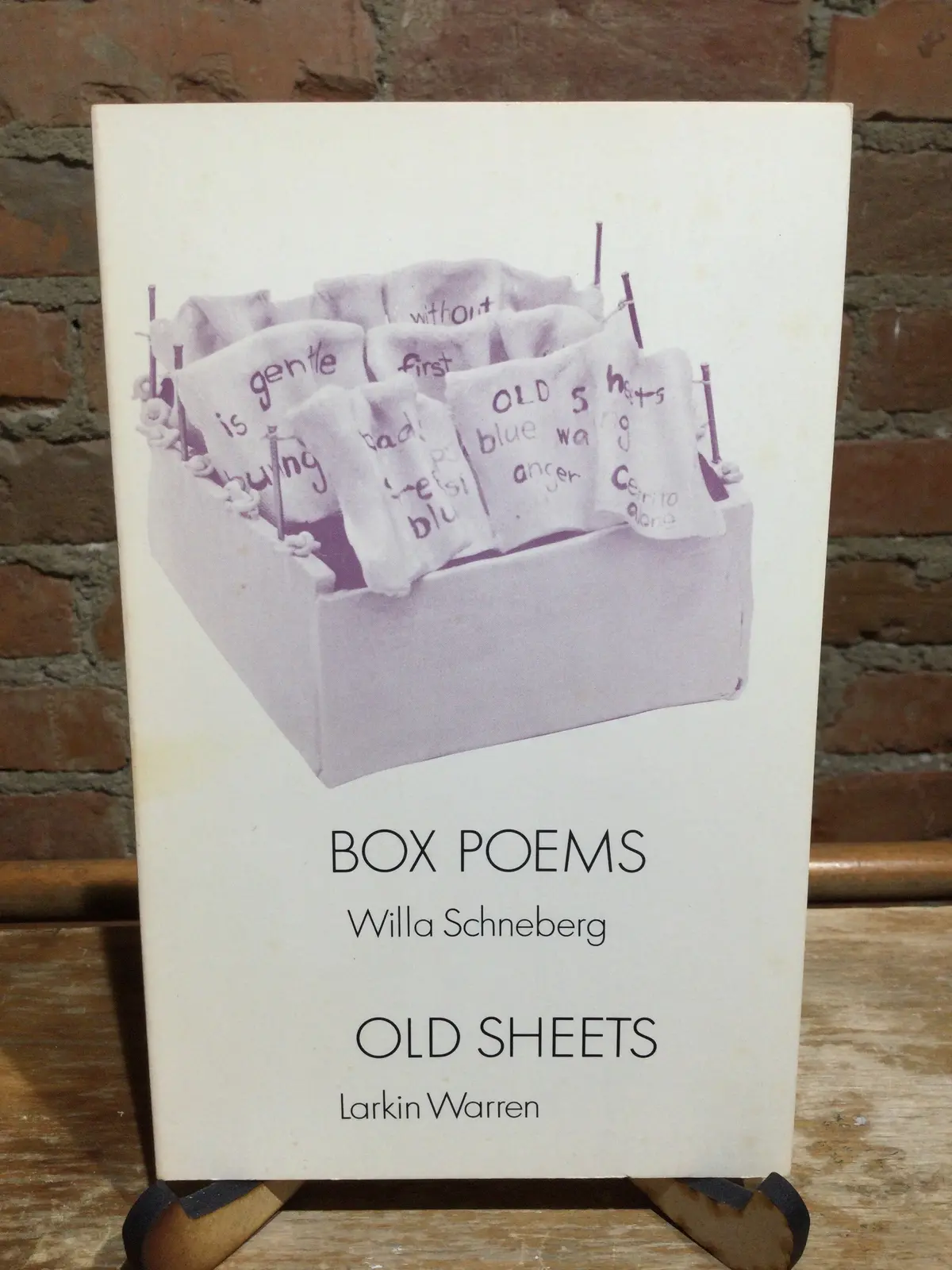 [Rare] Schneberg, Willa; Warren, Larkin: Box Poems / Old Sheets [Used Paperback] 1