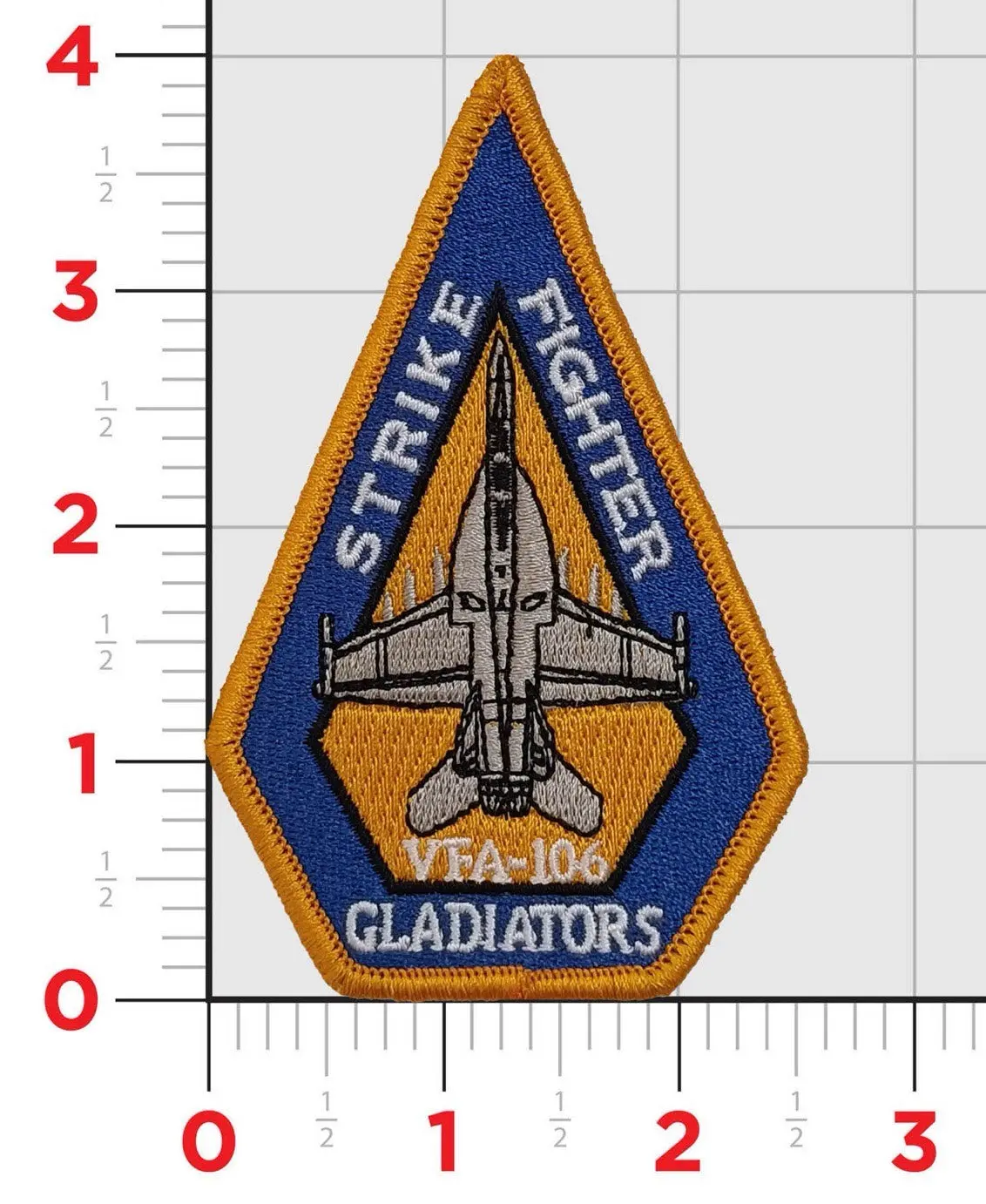 Official Vfa-106 Gladiators F-18 Super Hornet Shoulder Patch 1