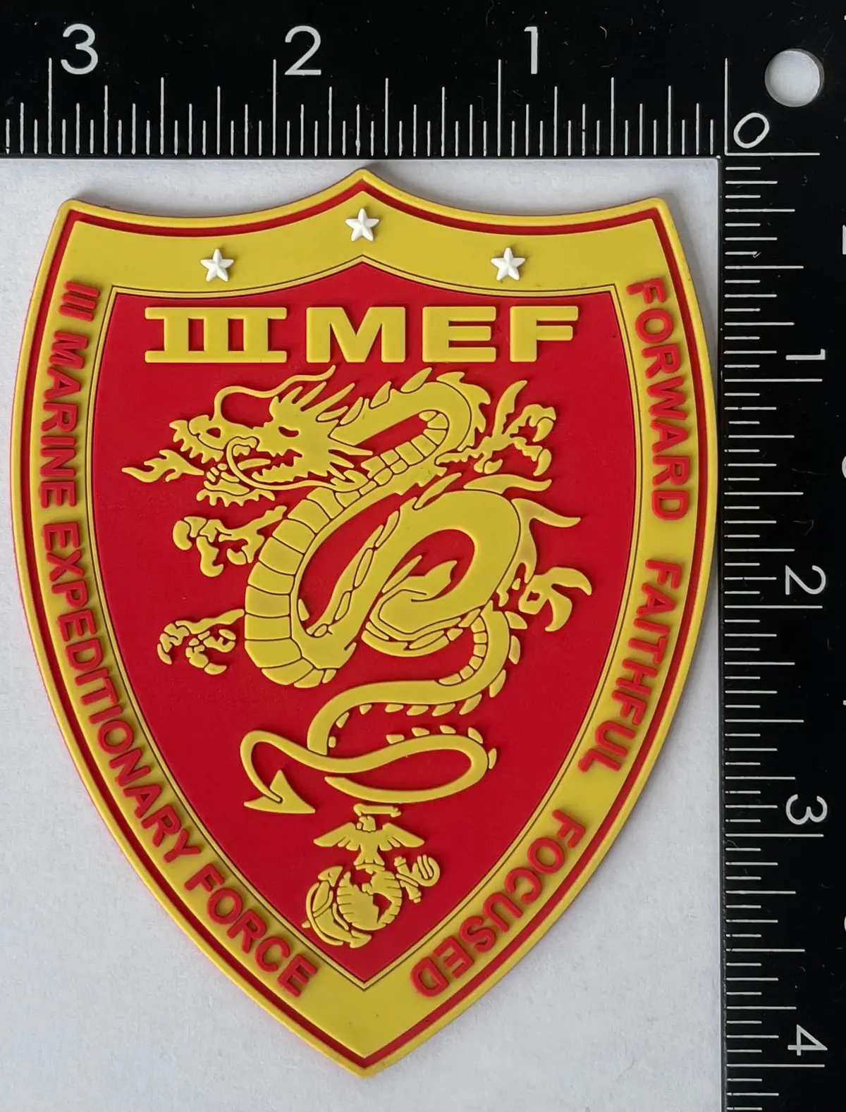Officially Licensed 3Rd Mef Marine Expeditionary Force Pvc Patch 1