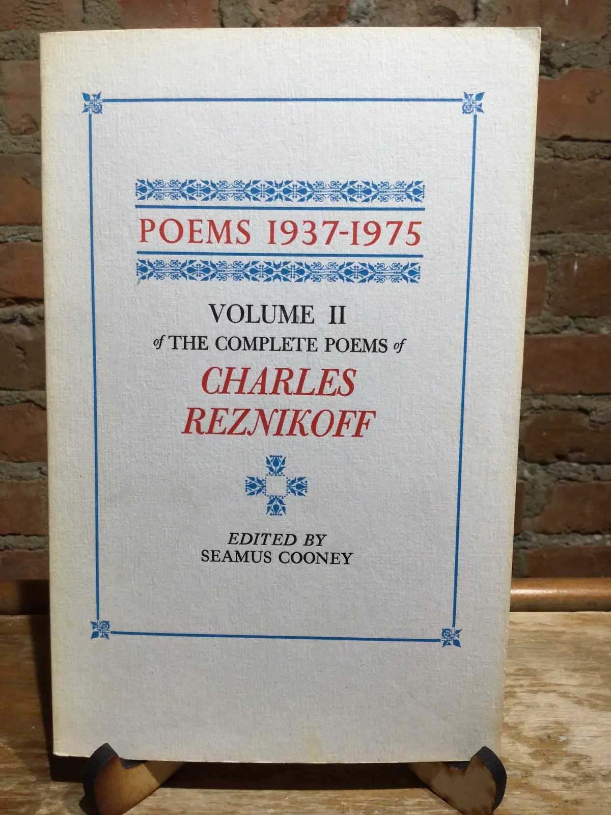 [Rare] Reznikoff, Charles: Poems 1937-1975 Volume Ii Of The Complete Poems Of Charles Reznikoff [Used Paperback] 1