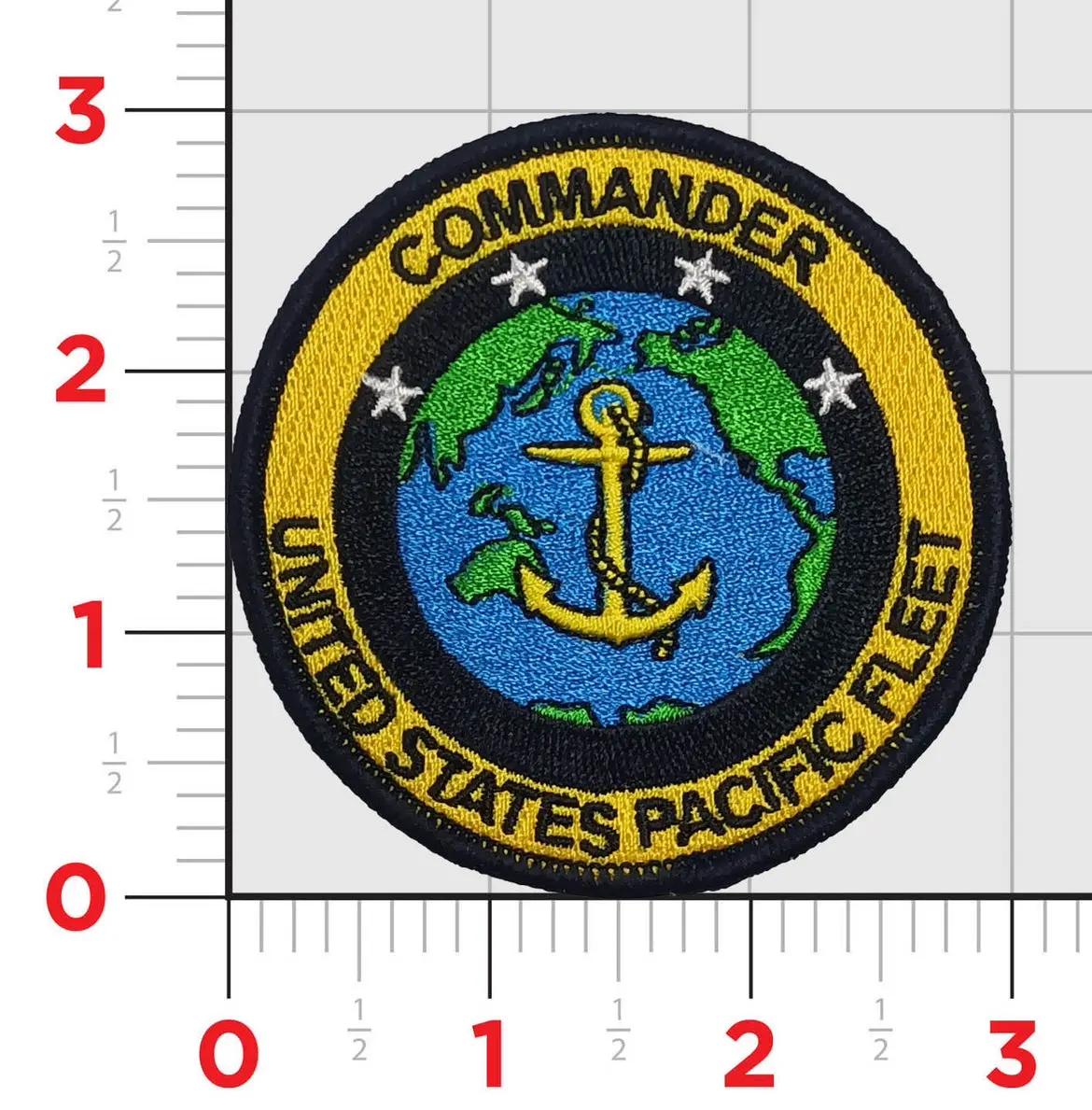 Officially Licensed Us Navy Commander-In-Chief Us Pacific Fleet Shoulder Patch 1