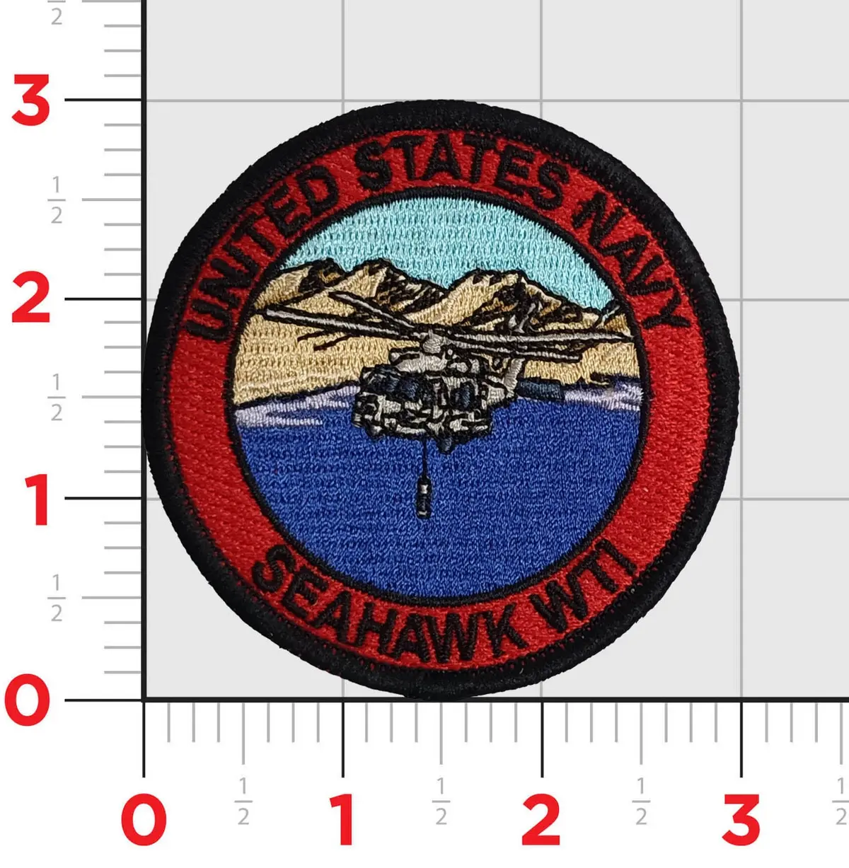 Officially Licensed Us Navy Seahawk Wti Shoulder Patch 1