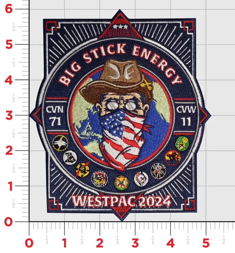 Official Cvn-71 Uss Roosevelt 2024 Cruise Patch 1