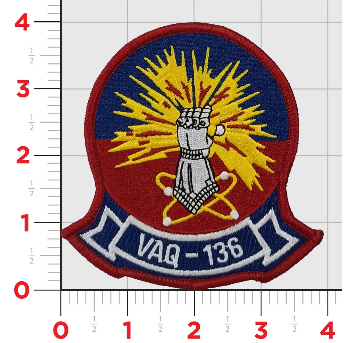 Officially Licensed Vaq-136 Gauntlets Throwback Patch 1