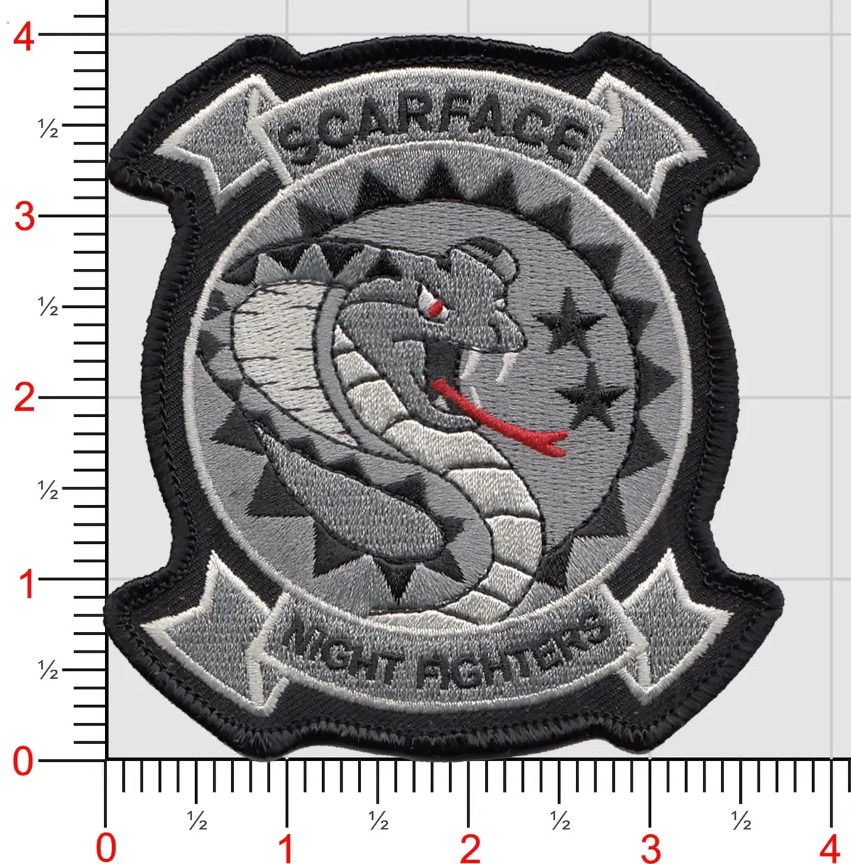 Officially Licensed Usmc Hmla-367 Scarface Night Fighters Patch 1