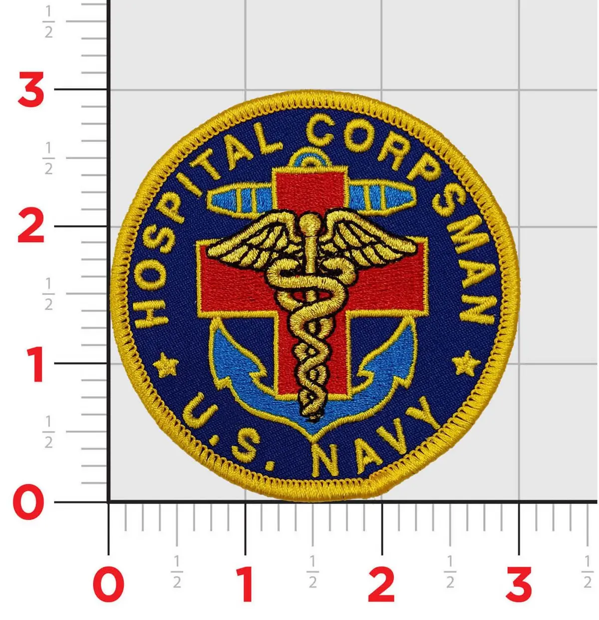 Officially Licensed Us Navy Hospital Corpsman Patches 1