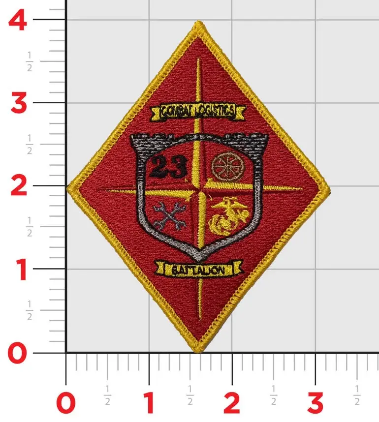 Officially Licensed 23Rd Combat Logistics Battalion Clb Patch 1