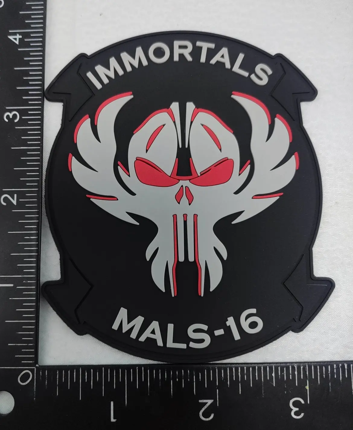 Official Mals-16 Immortals Pvc Patch 1