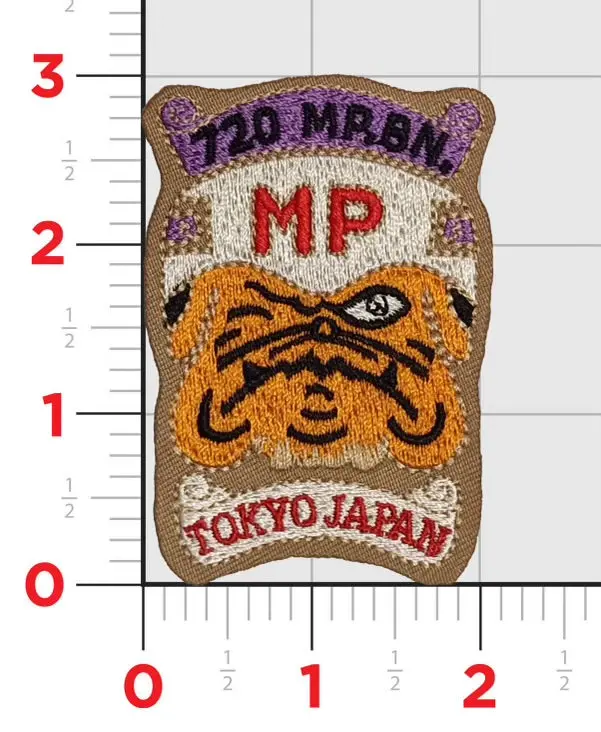 720Th Mp Battalion Tokyo Japan Wwii Occupation Patch 1
