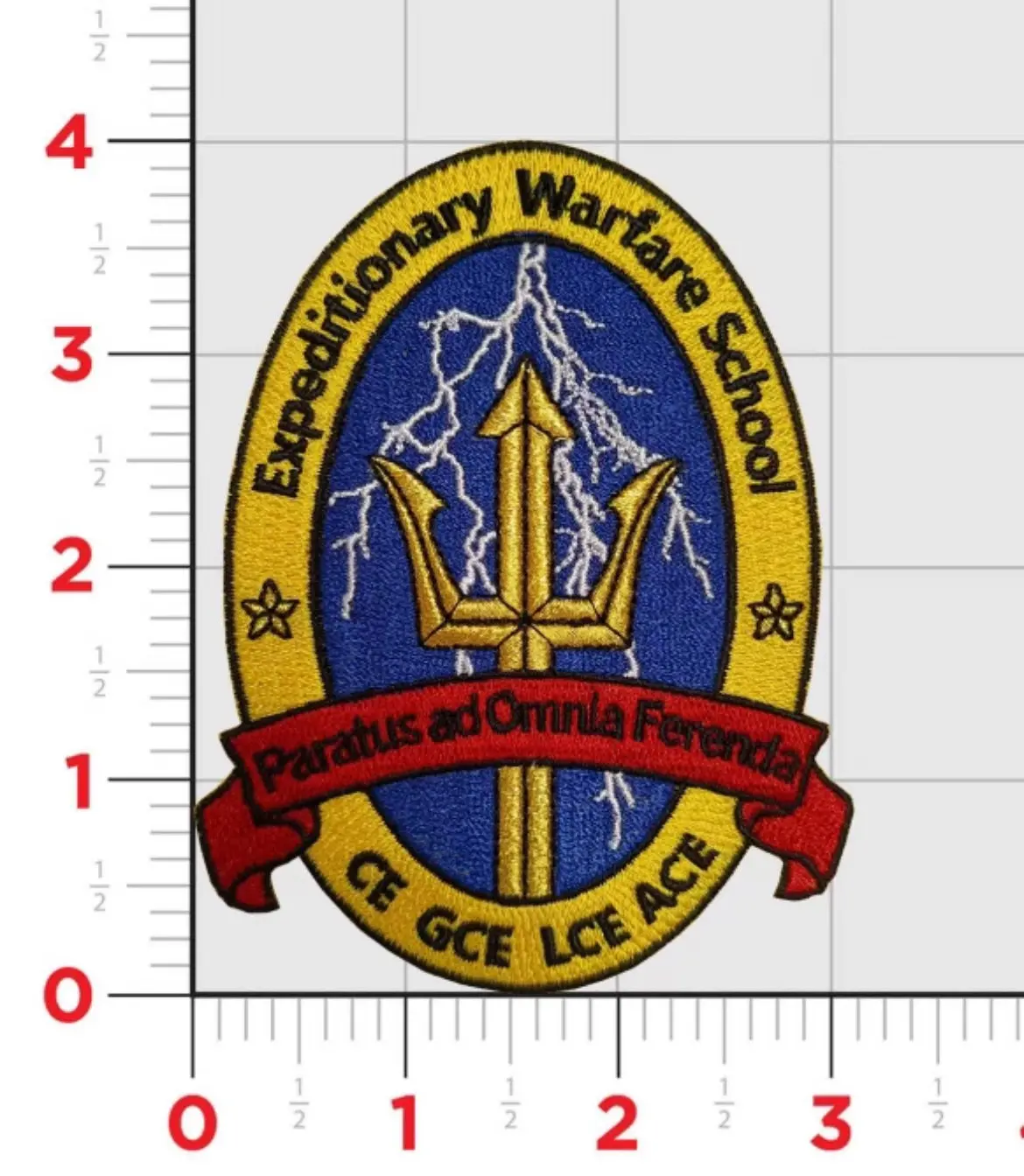 Officially Licensed Usmc Expeditionary Warfare School Patch 1