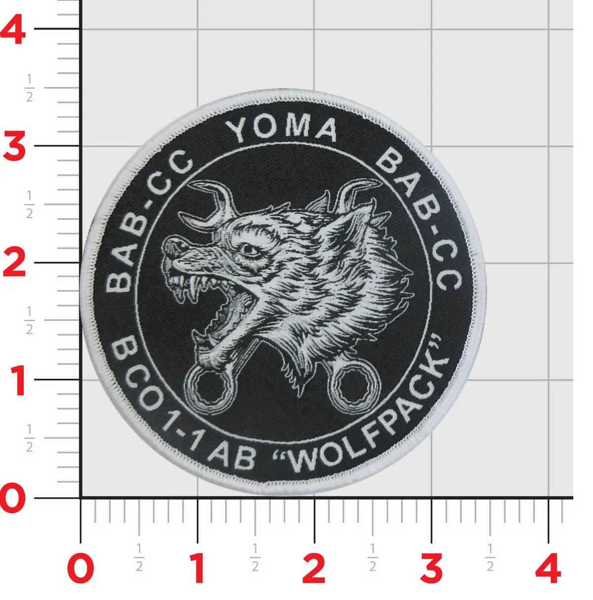 Official Us Army Bravo Co 1-1 Attack Battalion Wolfpack Patch 1