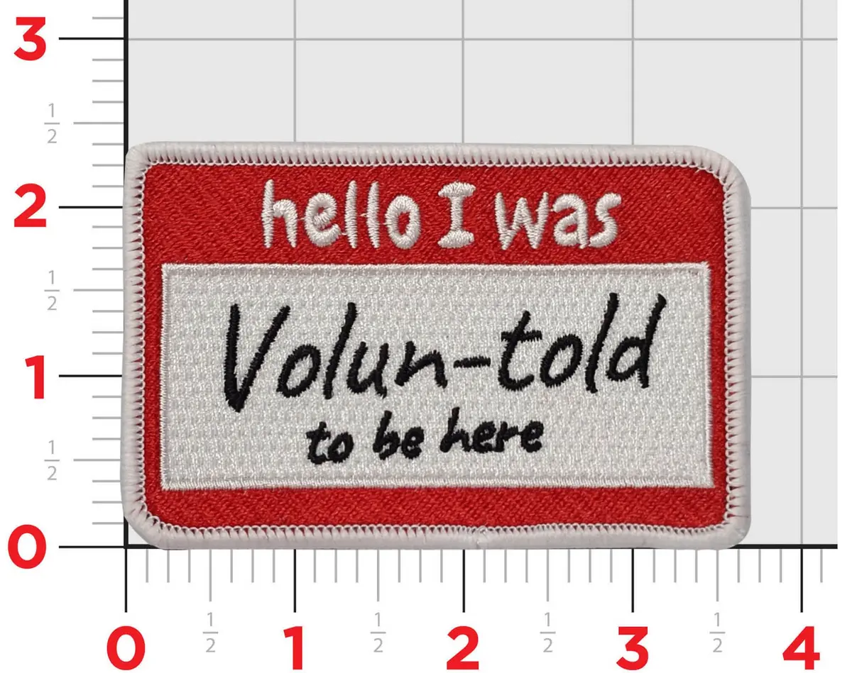 Hello I Was Volun-Told To Be Here Patch 1