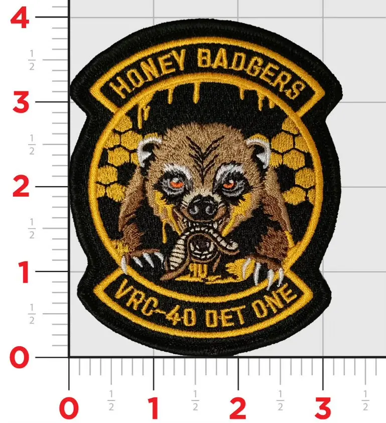Official Vrc-40 Det 1 Honey Badger Patch 1