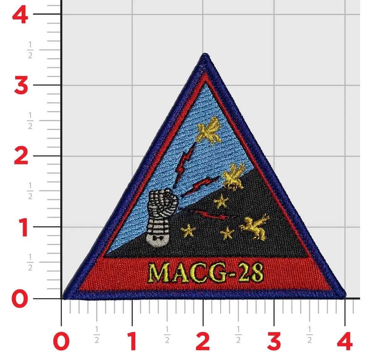 Officially Licensed Usmc Marine Air Control Group Macg-28 2024 Patch 1