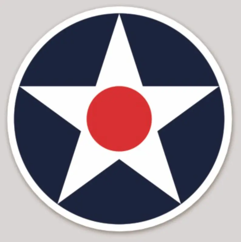 Wwii Air Corps Roundel Sticker 1