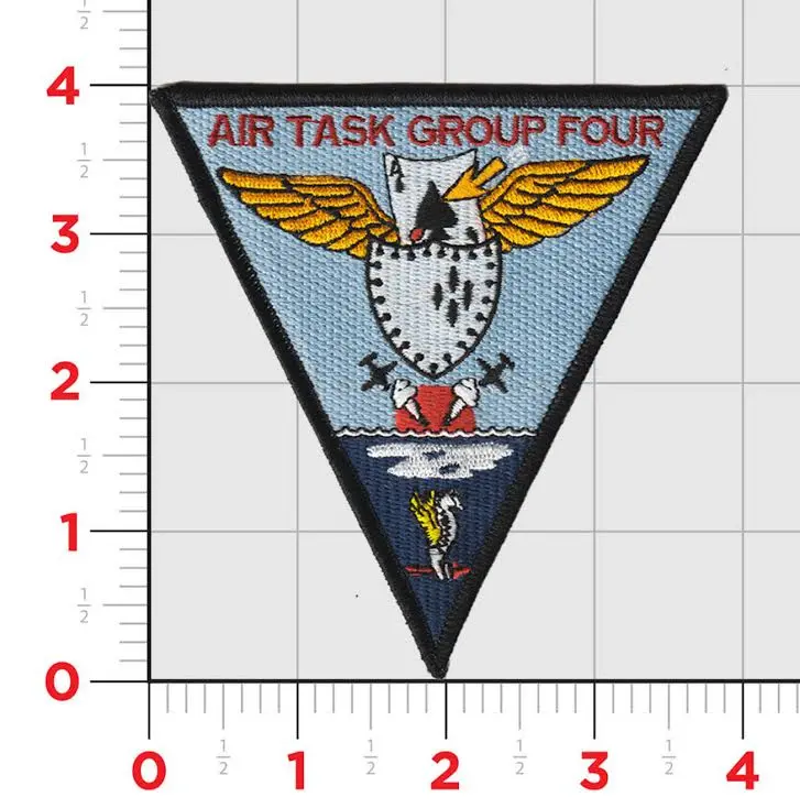 Officially Licensed Us Navy  Air Task Group Atg-4 Patch 1