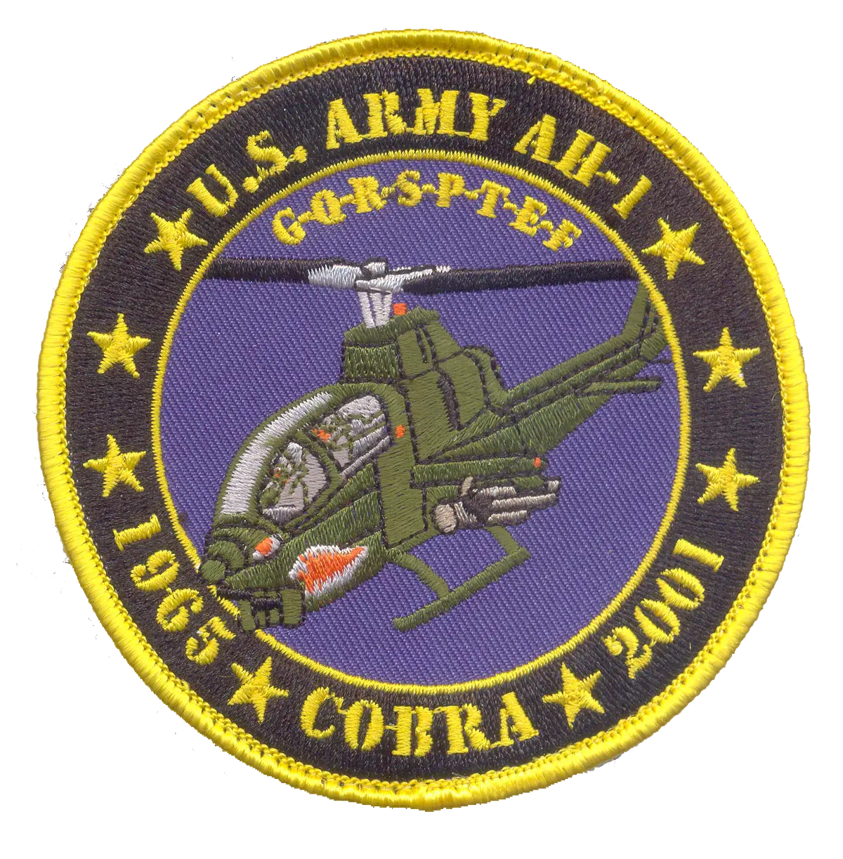 Us Army Ah-1 Cobra Commemorative Patch 1