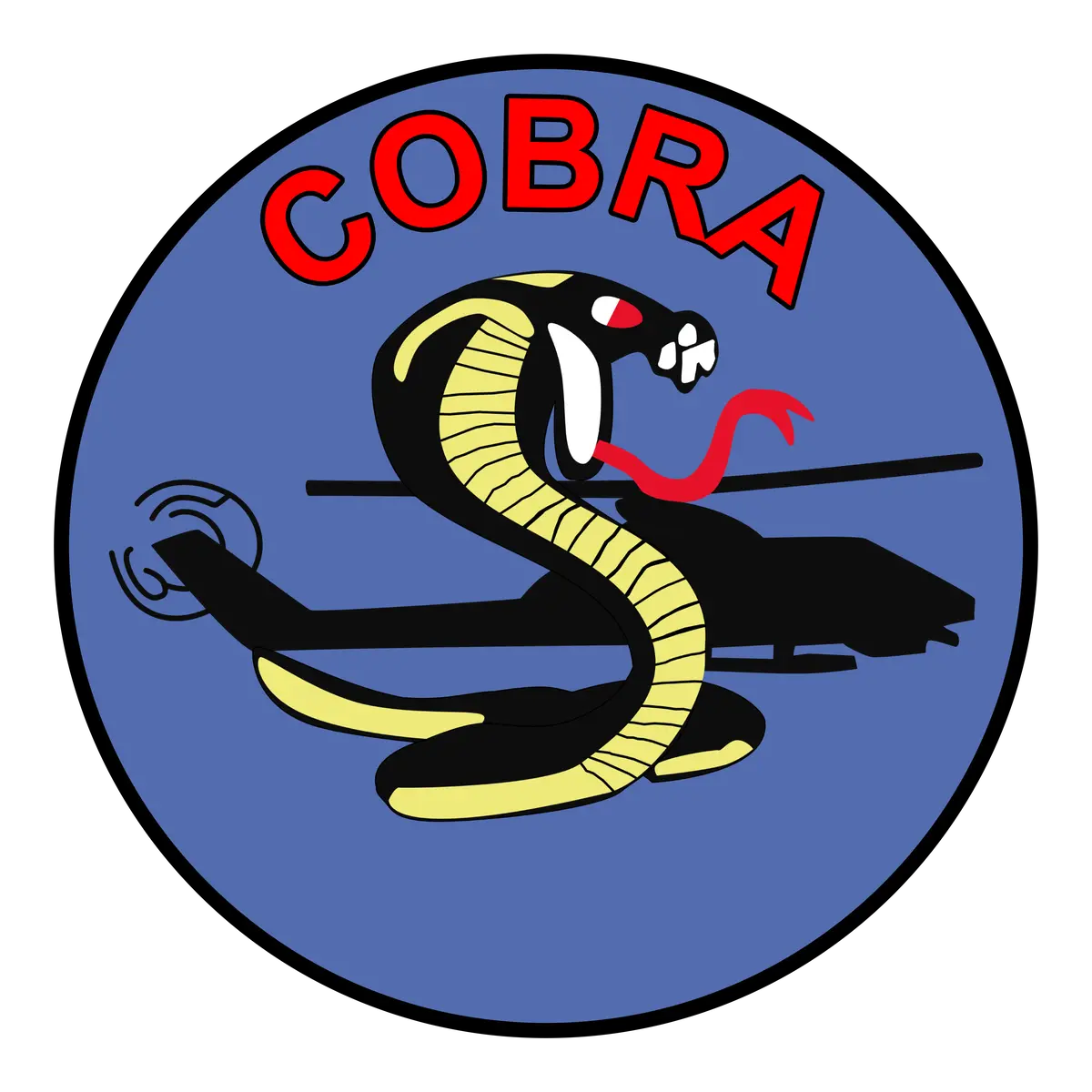 Us Army Ah-1 Cobra Sticker 1