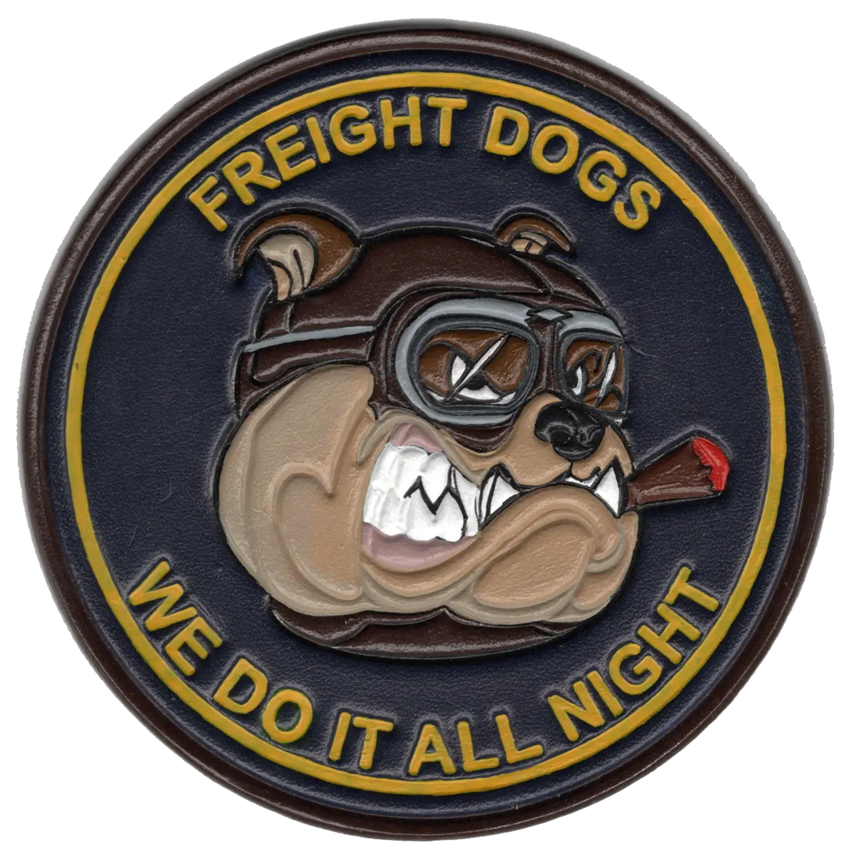 Freight Dogs Leather Patch 1