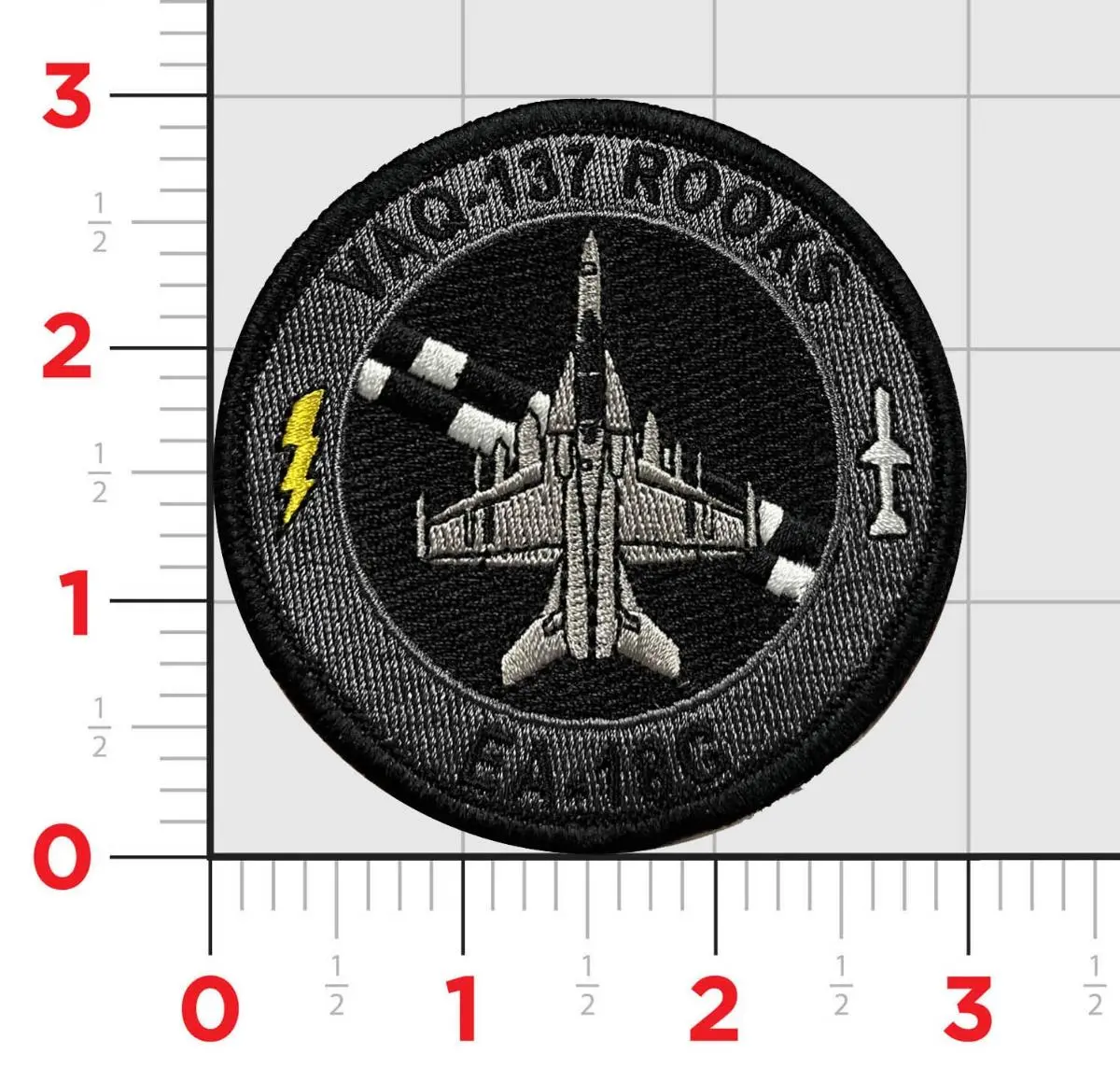 Official Vaq-137 Rooks Ea-18G Shoulder Patch 1