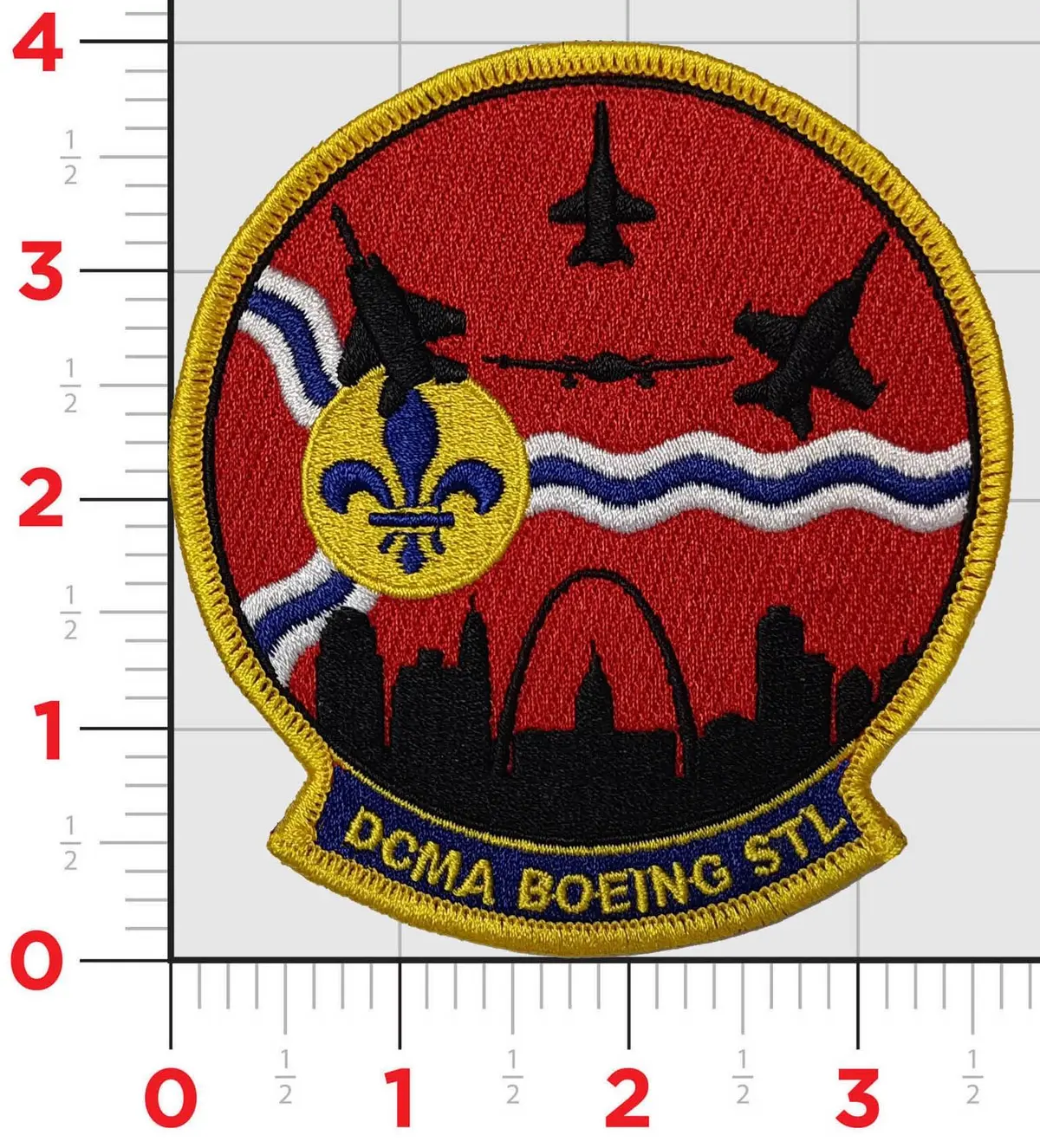Official Dcma Fixed Wing Boeing St Louis Patch 1