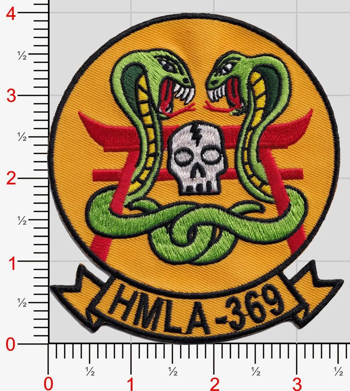 Officially Licensed Hmla-369 Gunfighters 1972 Throwback Patch 1