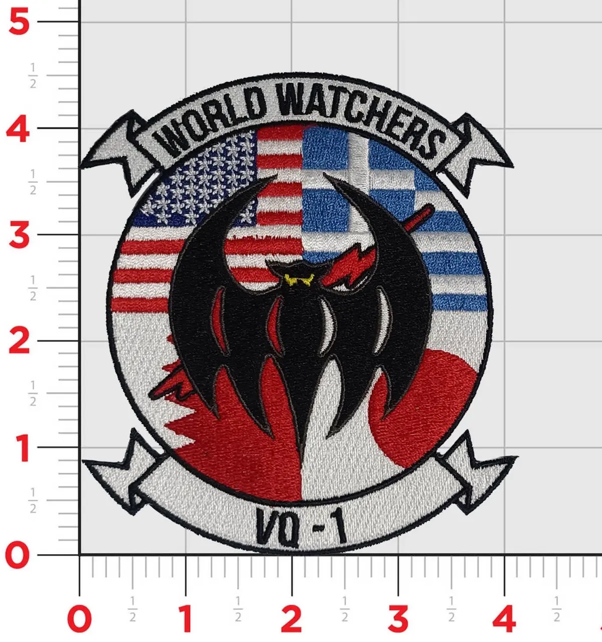 Official Vq-1 World Watchers Worldwide Chest Patch 1
