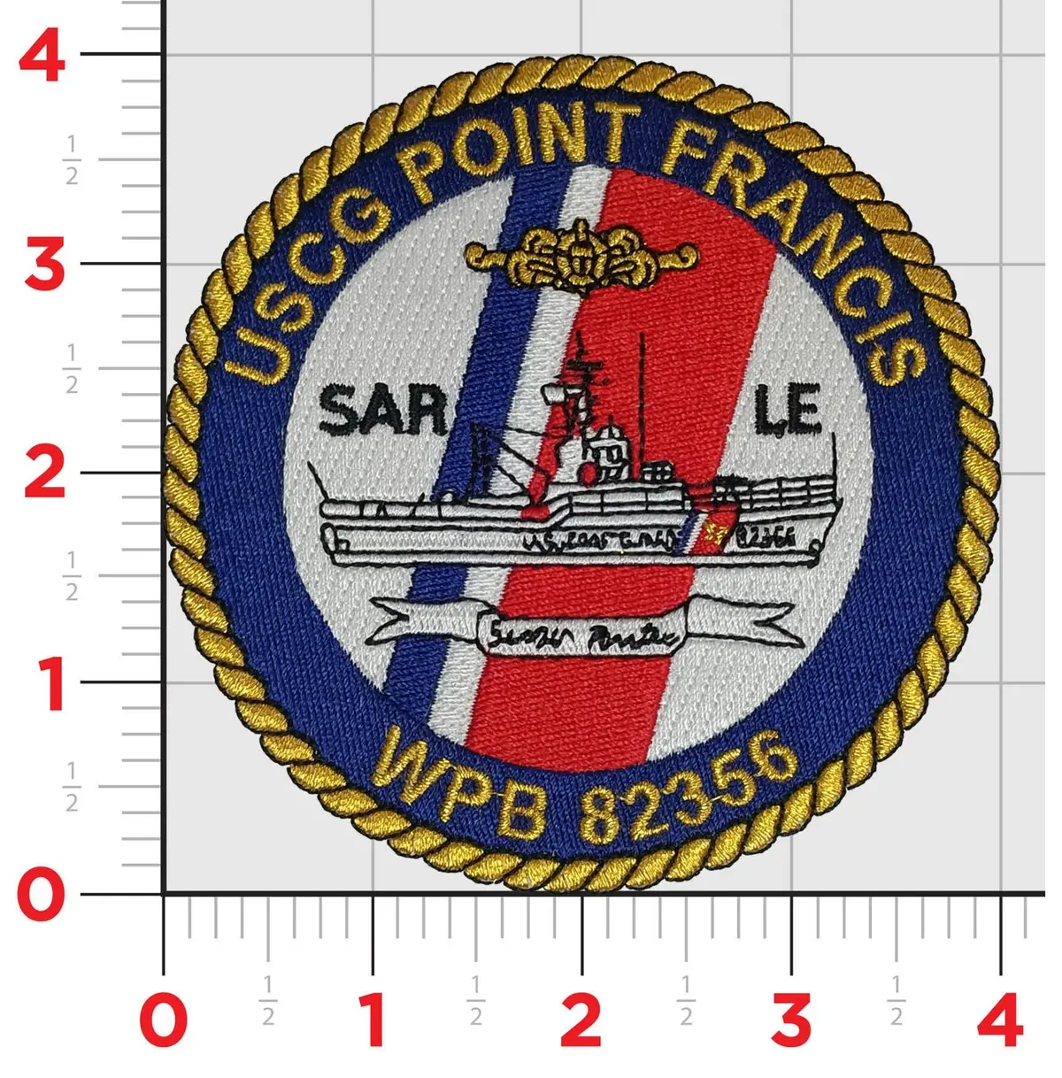 Us Coast Guard Point Francis Wpb 82356 Patch 1