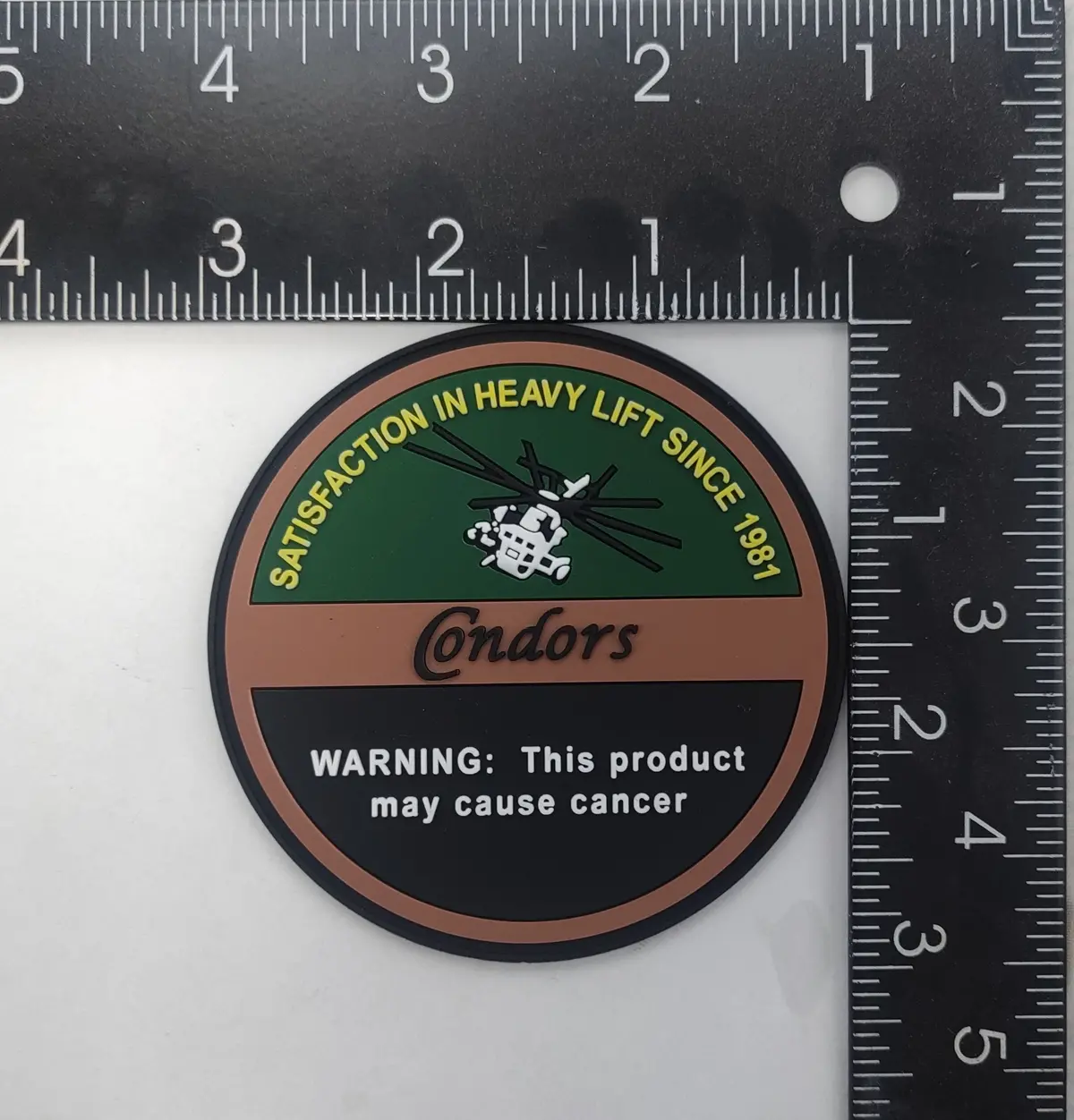 Official Hmh-464 Condors Pvc Shoulder Patch 1