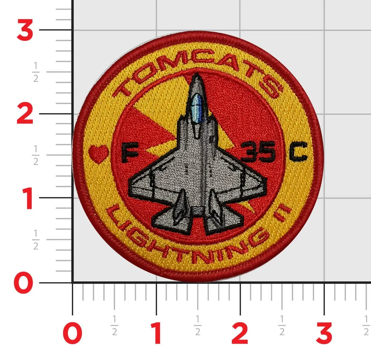 Official Vmfa-311 Tomcats F-35C Shoulder Patch 1