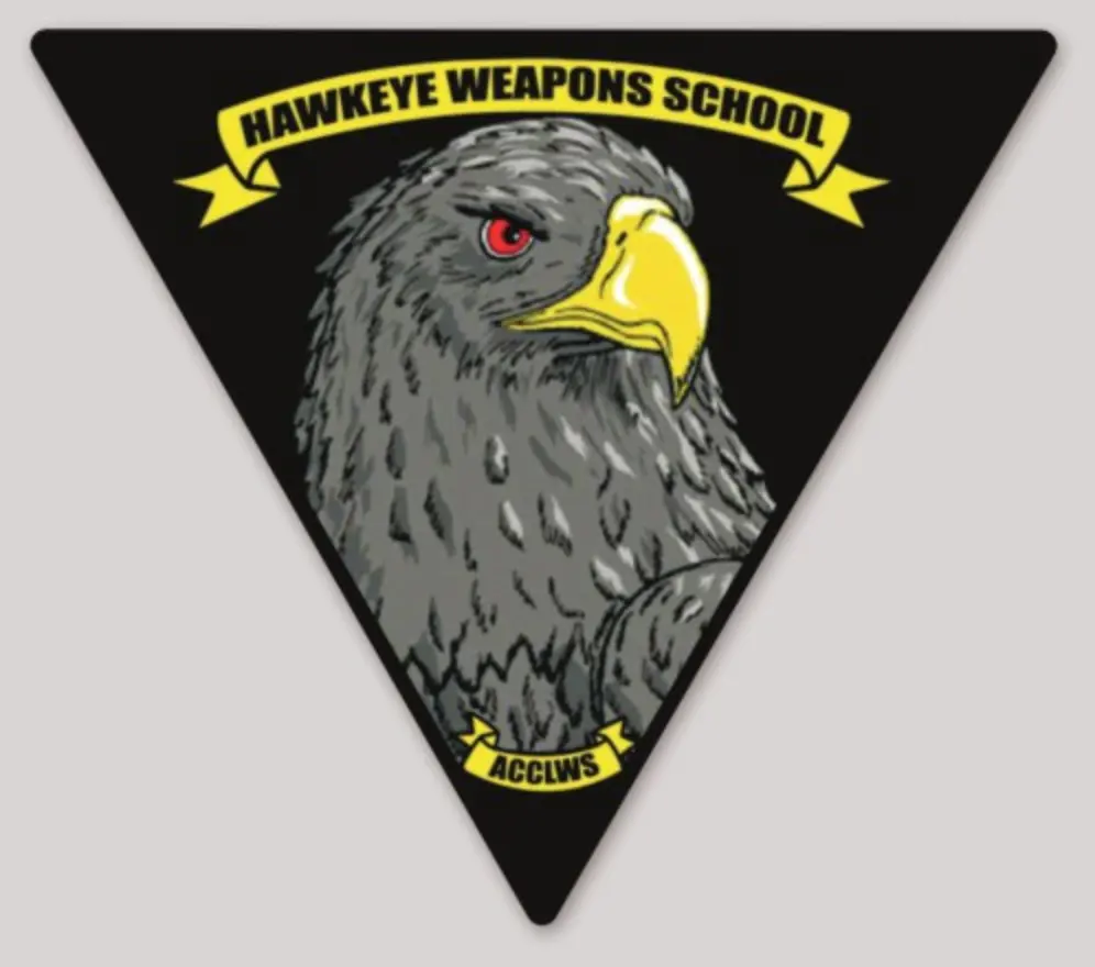 Officially Licensed E-2 Hawkeye Weapons School Sticker 1