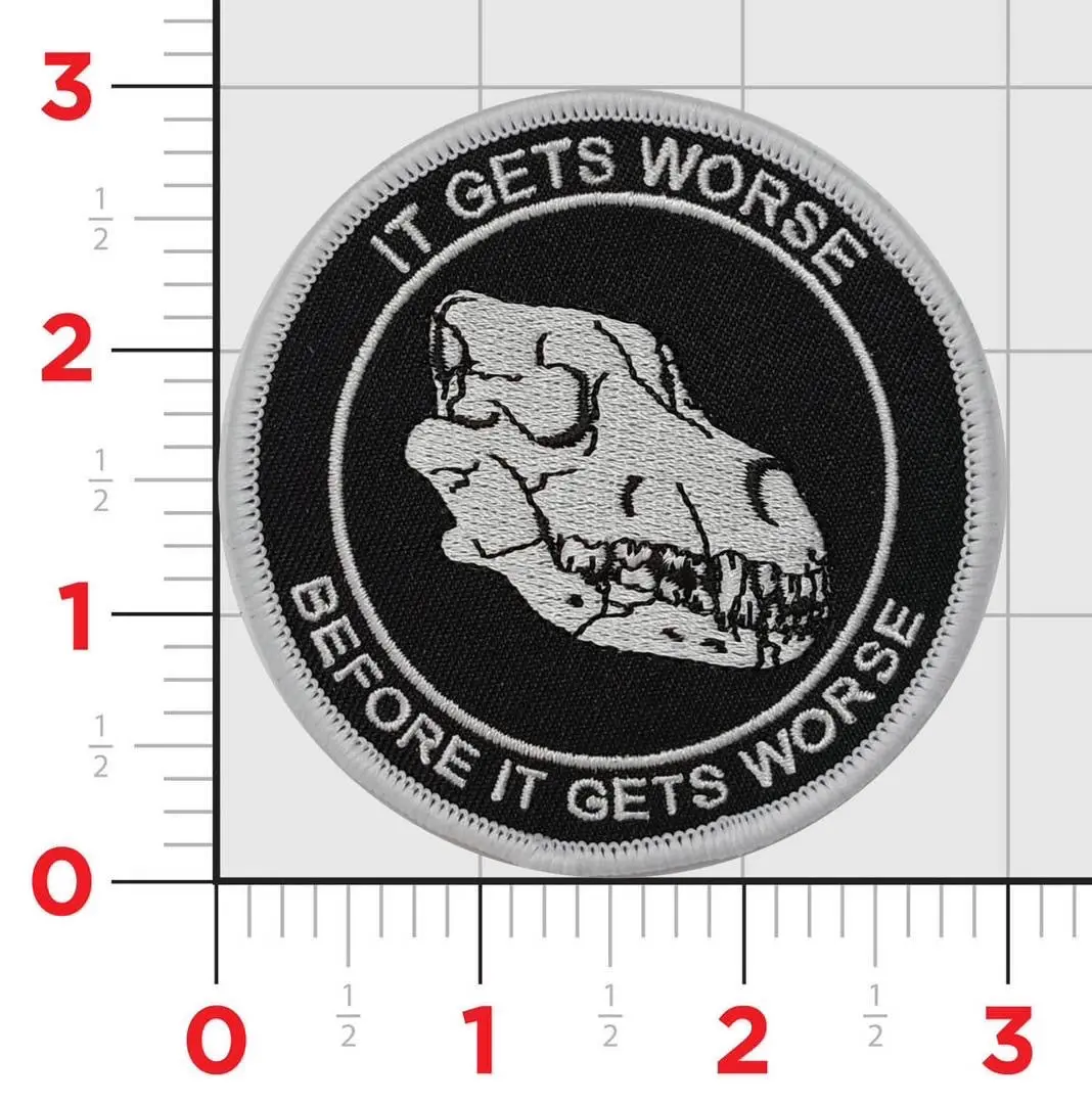 Hmh-466 Wolfpack It Gets Worse Shoulder Patch 1
