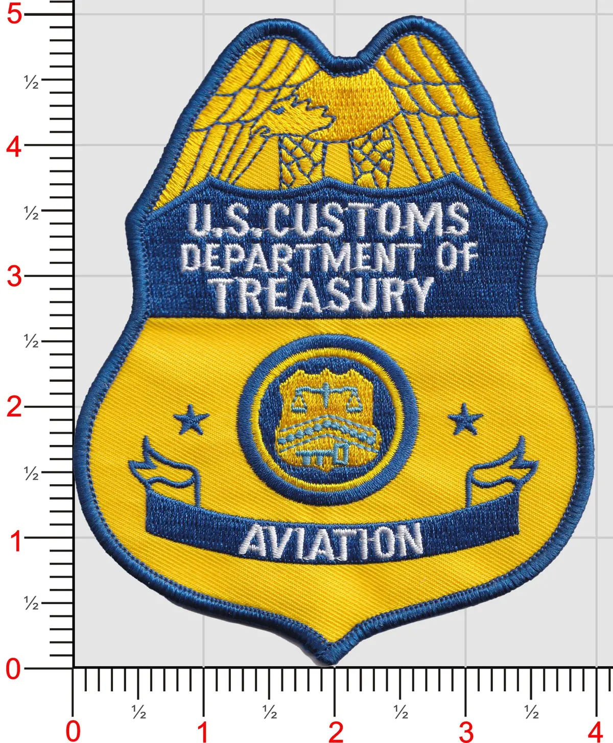 Legacy Us Customs Air Agent Badge Patch 1