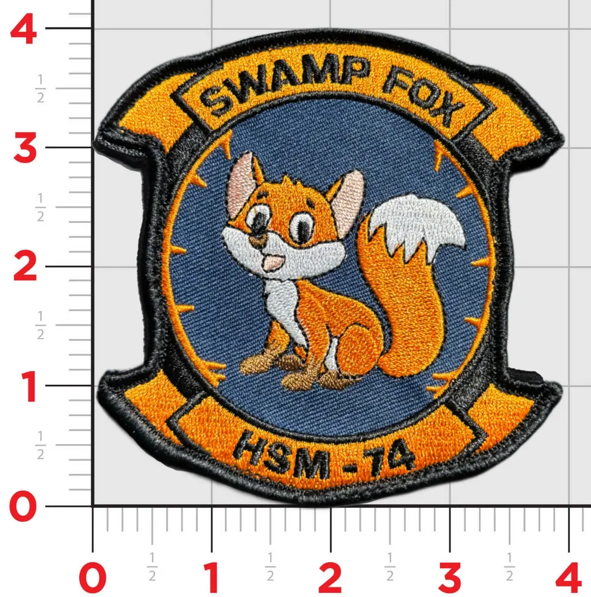 Hsm-74 Swamp Fox Baby Fox Patch 1