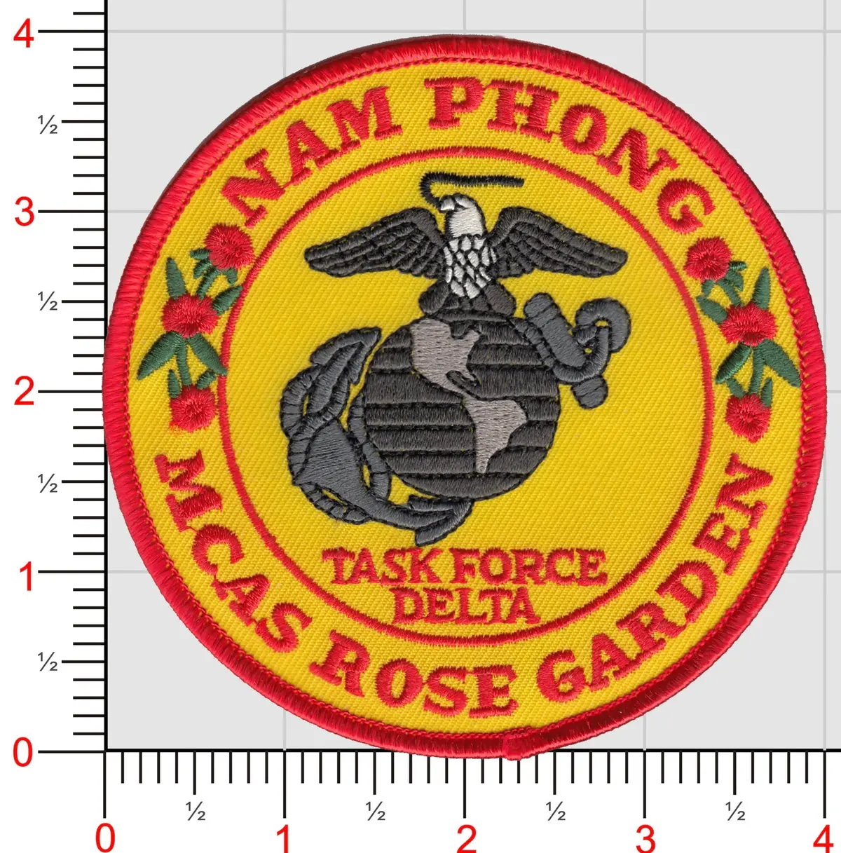 Officially Licensed Usmc Mcas Rose Garden Patch 1