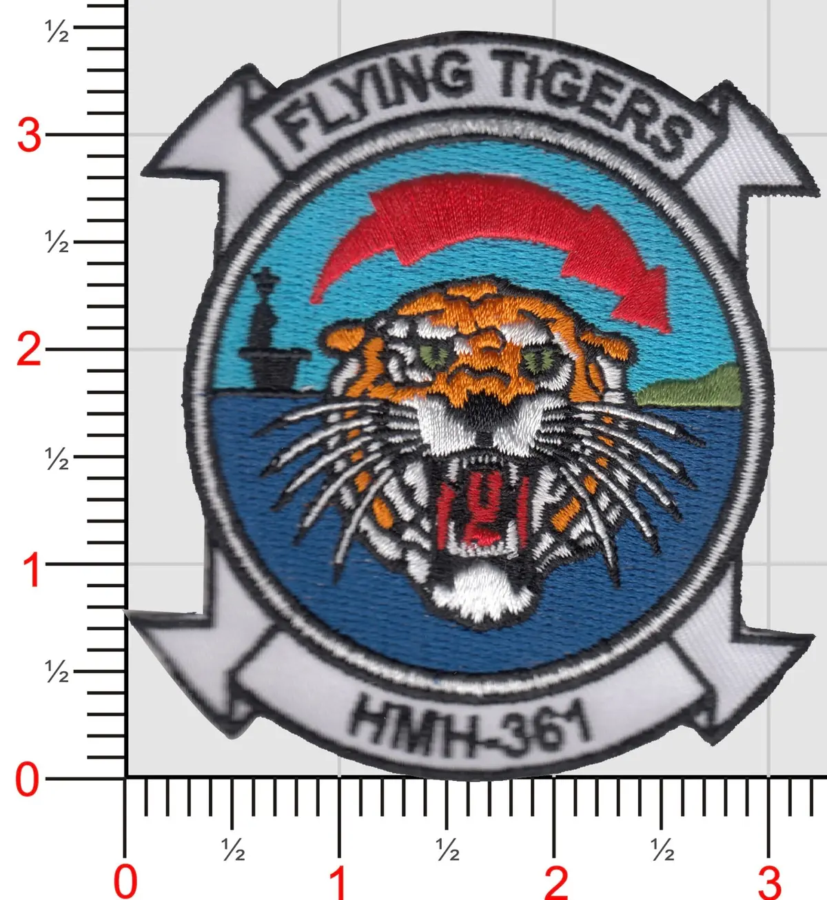 Officially Licensed Usmc Hmh-361 Flying Tigers Legacy Patch 1