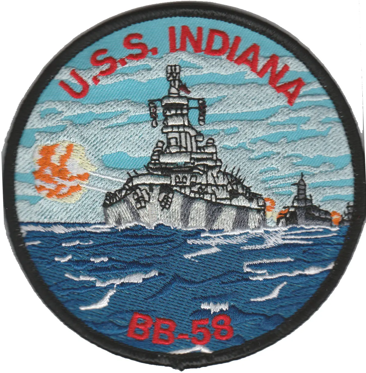 Uss Indiana Bb-58 Patch 1