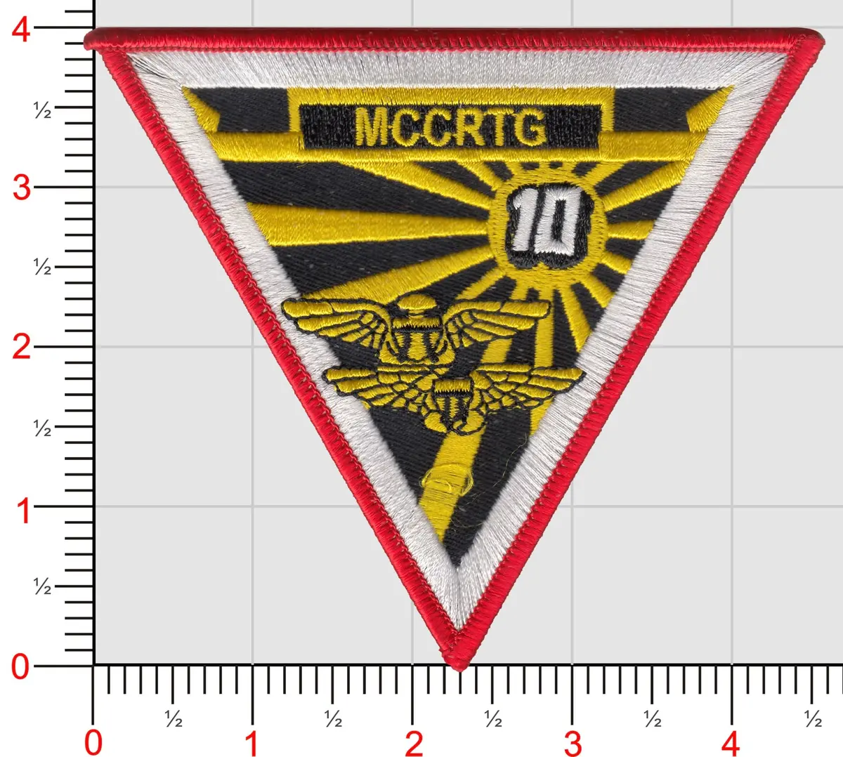 Officially Licensed Marine Combat Crew Readiness Training Group Mccrtg 10 Patch 1