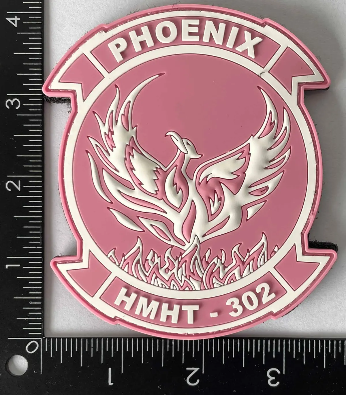 Officially Licensed Hmht-302 Phoenix Cancer Awareness Pvc Patch 1