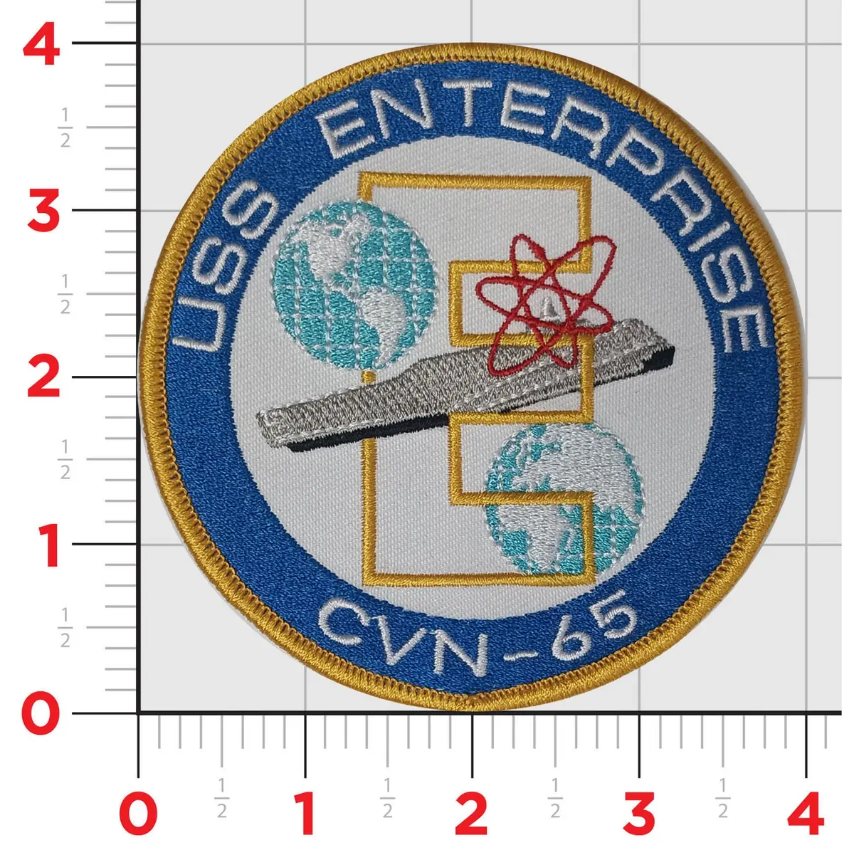 Officially Licensed Uss Enterprise Cvn-65 Patch 1