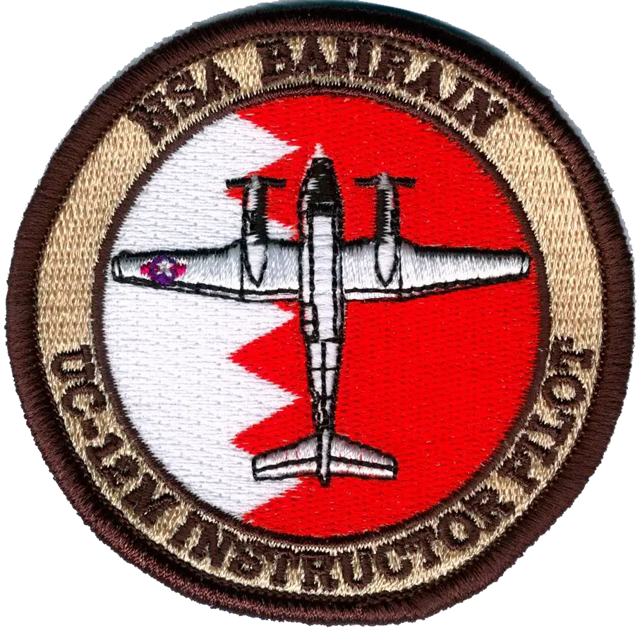 Us Navy Bahrain C-12 Instructor Pilot- With Hook And Loop 1