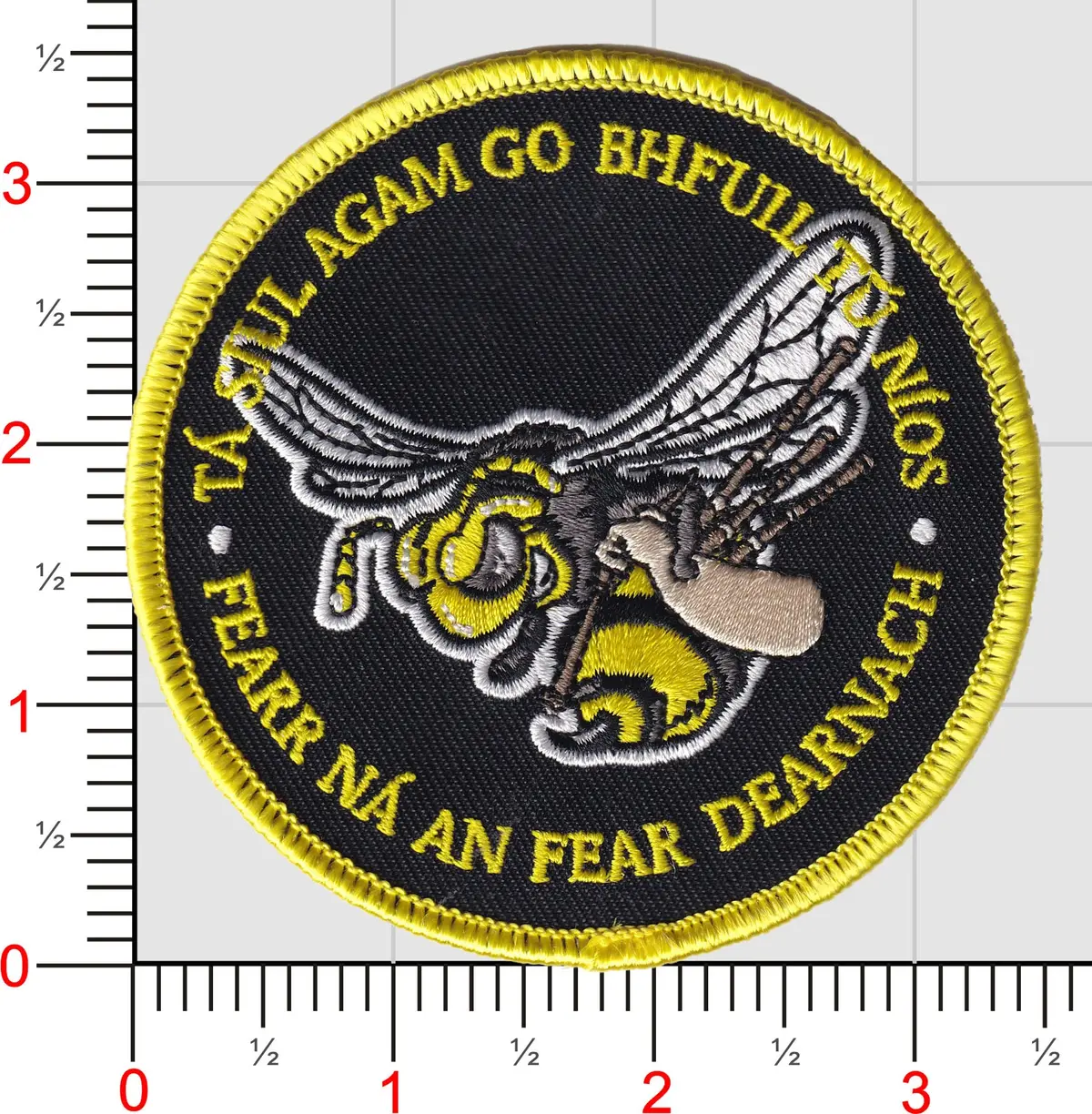 Us Customs And Border Protection Pipes & Drums Band Patch 1