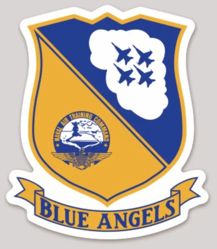 Officially Licensed Us Navy Blue Angels Sticker 1
