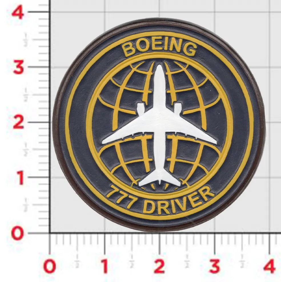 Boeing 777 Driver Leather Patches 1