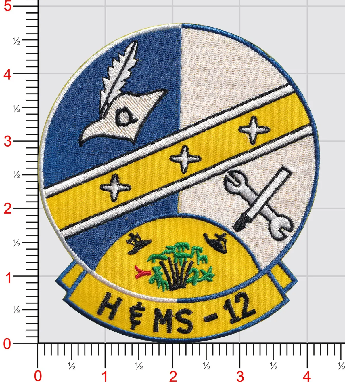Officially Licensed Usmc H&Ms 12 Patch 1