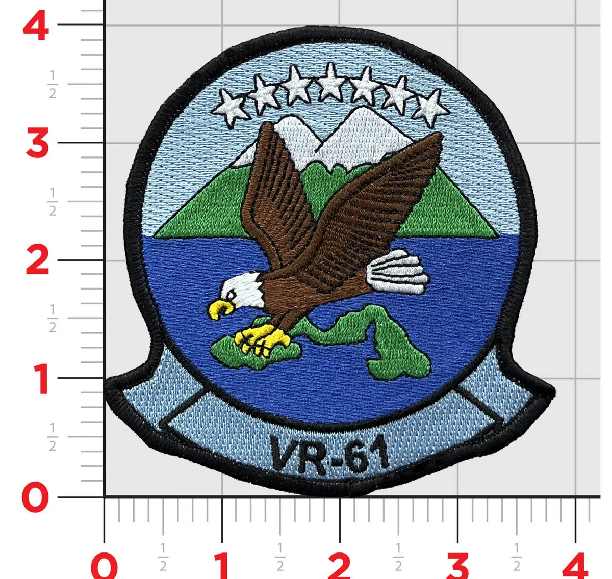 Officially Licensed Vr-61 Islanders Squadron Patch 1